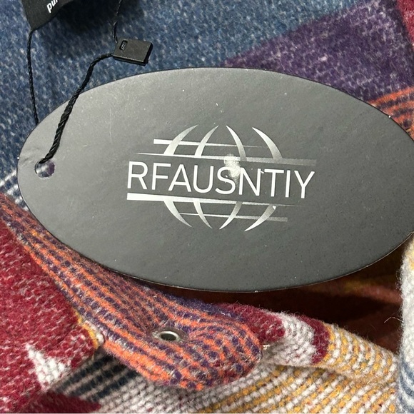 NWT Aztec Native American Colorful Print Shacket Size 2XL - Picture 7 of 12